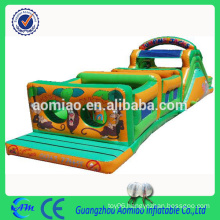 New inflatable obstacle course inflatable castle train obstacle course for kids / adult